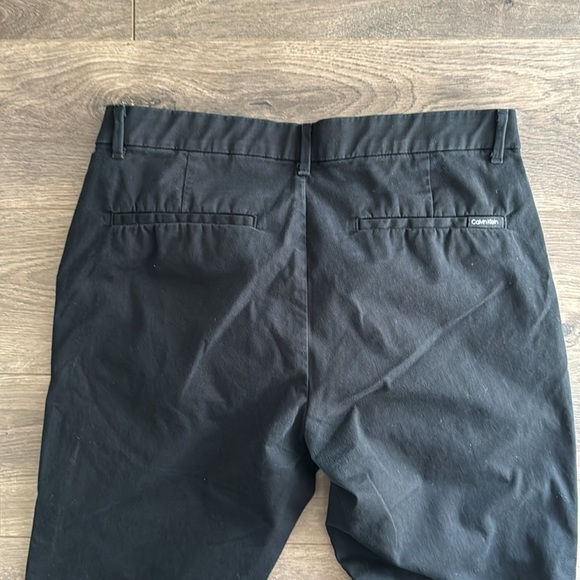 Calvin Klein Men's Slim Fit Infinite Flex Chinos 30x30 Black - Picture 4 of 4